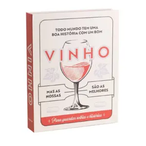 Kit Vinho Livro Uma Boa História 